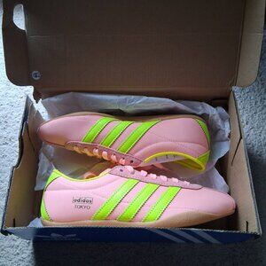 Adidas Women's Tokyo Glow Pink-Solar Yellow-Gum Shoes sz 6.5 JQ0584